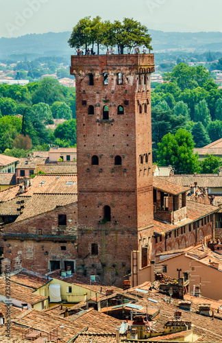 view of Lucca in italy
