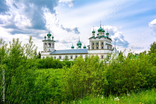 Derevyanitsky monastery near Veliky Novgorod, Russia photo