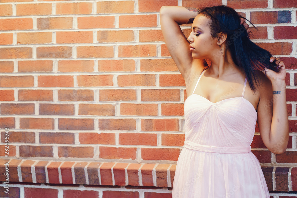 African-American young bride