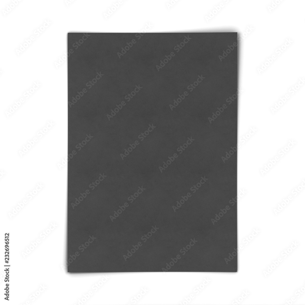 Blank sheet of paper