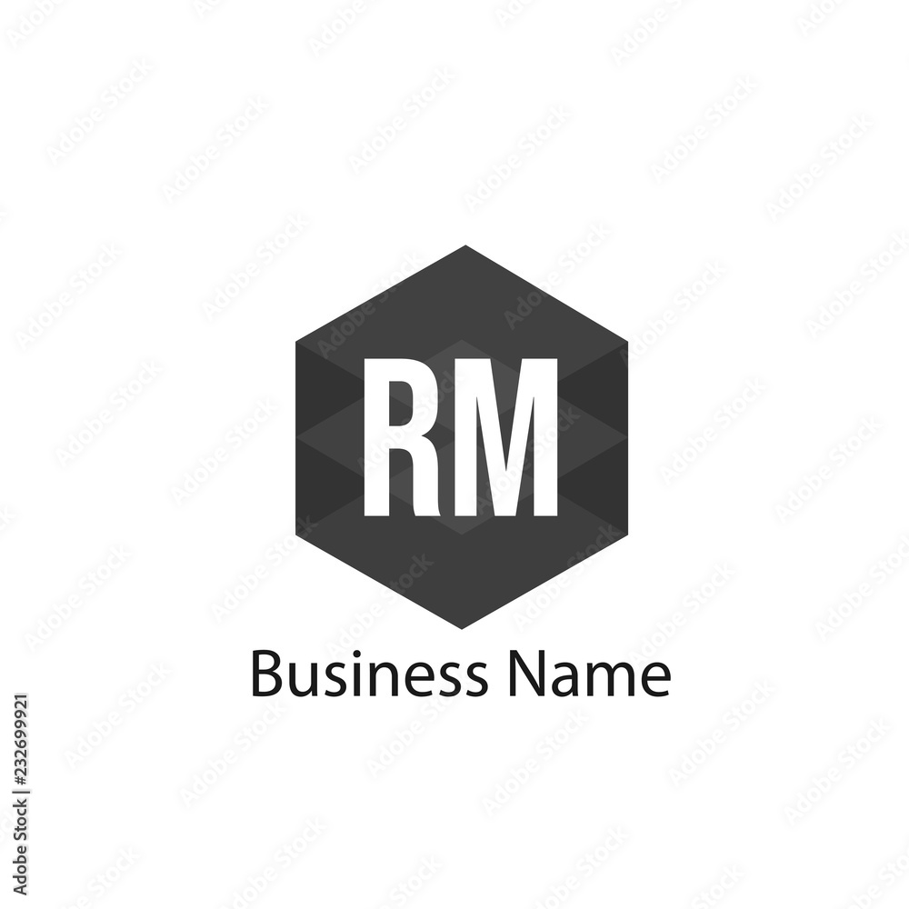 Initial Letter RM Logo Template Design Initial Letter RM Logo Template Design