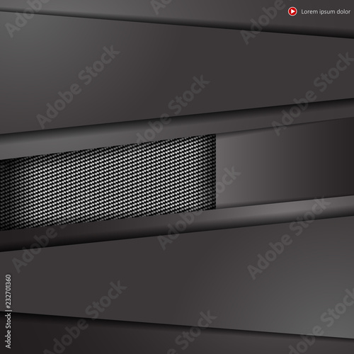  Modern Dark Carbon Design Template