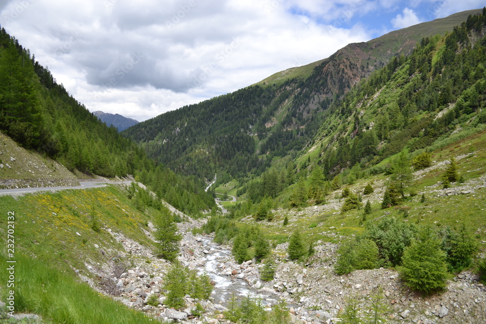 Fototapeta premium Umbrailpass in der Schweiz