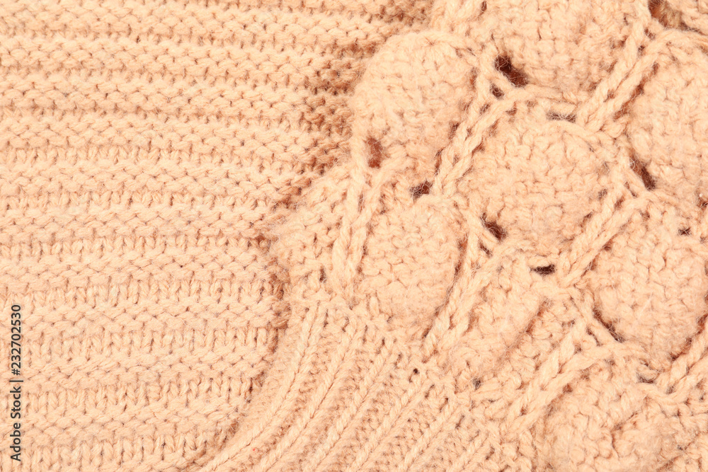 Texture of cozy warm sweater as background, closeup Texture of cozy warm sweater as background, closeup