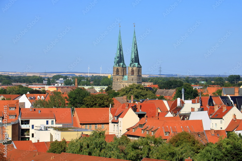 Old historical Town Quedlinburg, Germany