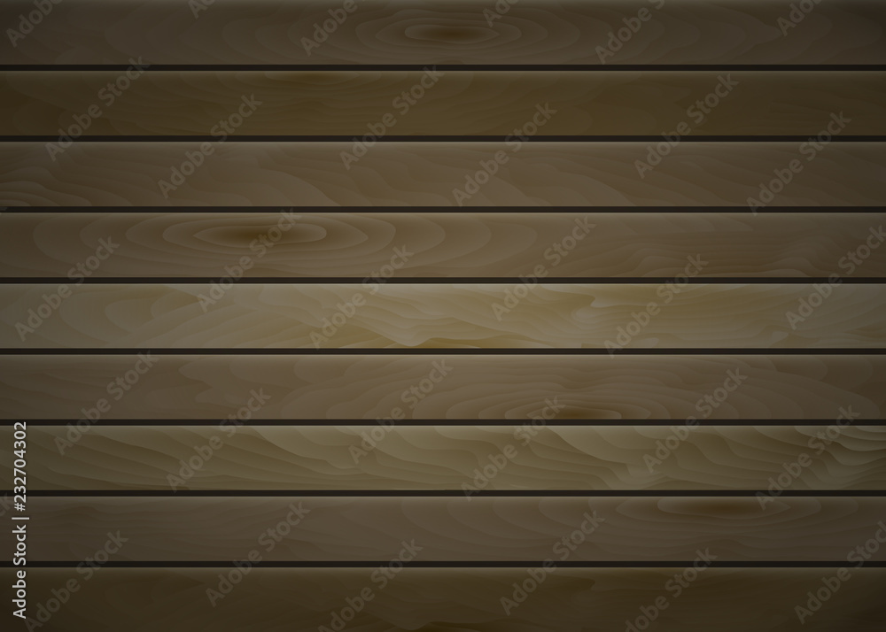 Obraz premium Dark wood texture. Vector illustration