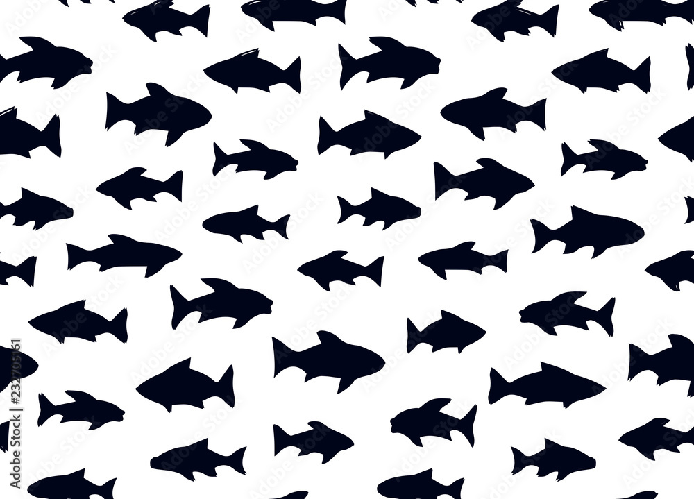 Fish. Vector drawing