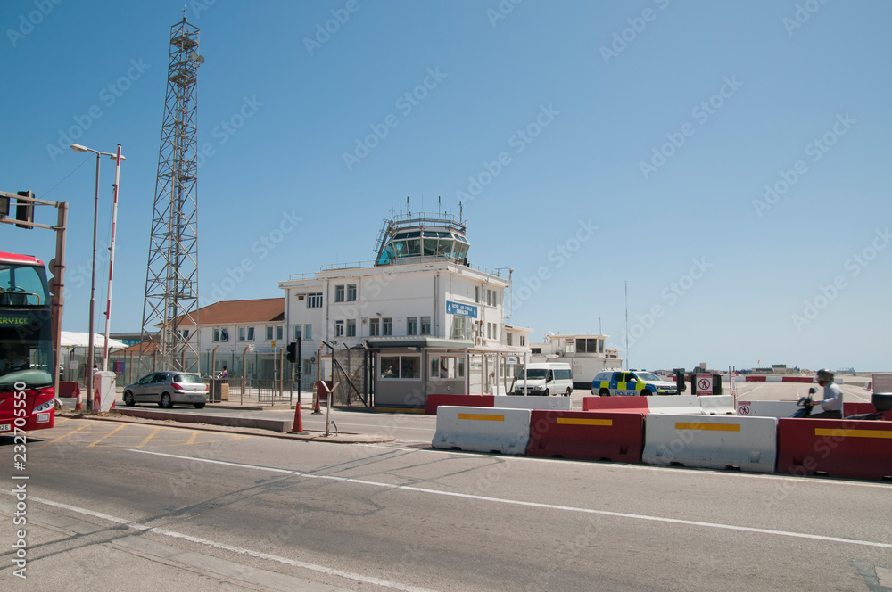 Gibraltar, Flughafen, Britisches Überseegebiet