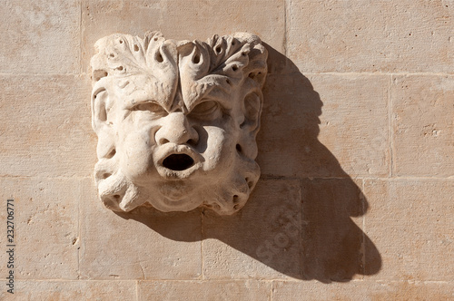Mascaron ornament, Dubrovnik