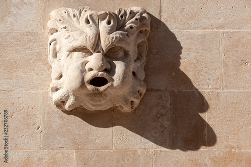 Mascaron ornament, Dubrovnik