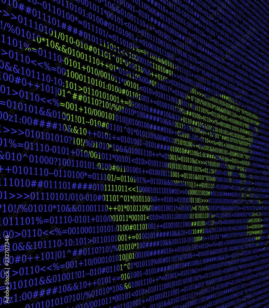 Source code world map, concept free move of data Source code world map, concept free move of data