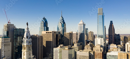 Fotografie Urban Core City Center Downtown Philadelphia Pennsylvania