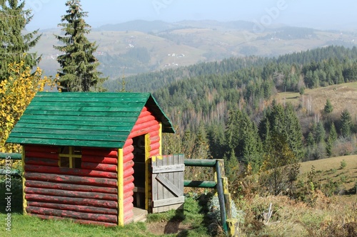 Fototapeta Naklejka Na Ścianę i Meble -  cabin in the mountains