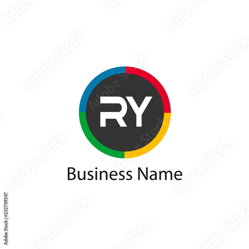 Free Download Initial Letter RY Logo Template Design - GFXLoad