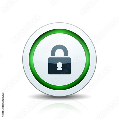 Lock Safety Sign illustration