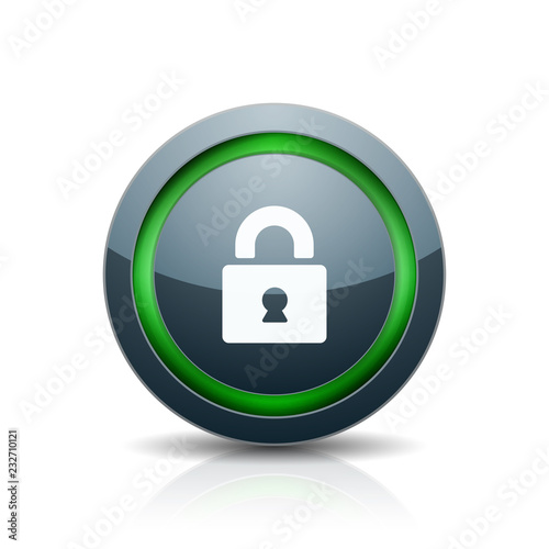 Lock Safety Sign illustration