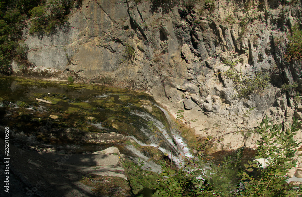 Waterfall in the Gorges de l'Areuses, Romandie