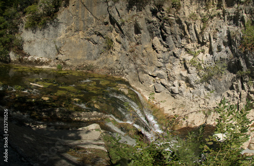 Waterfall in the Gorges de l Areuses  Romandie