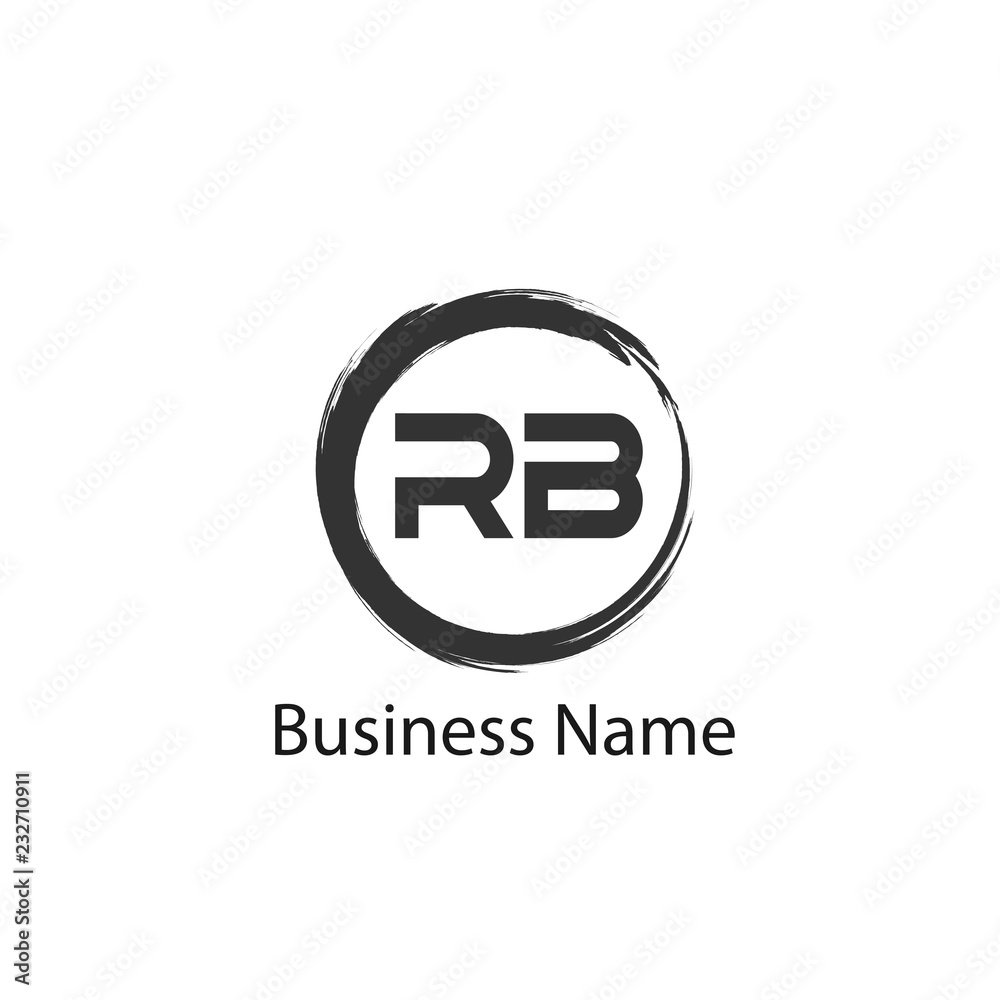 Initial Letter RB Logo Template Design Initial Letter RB Logo Template Design