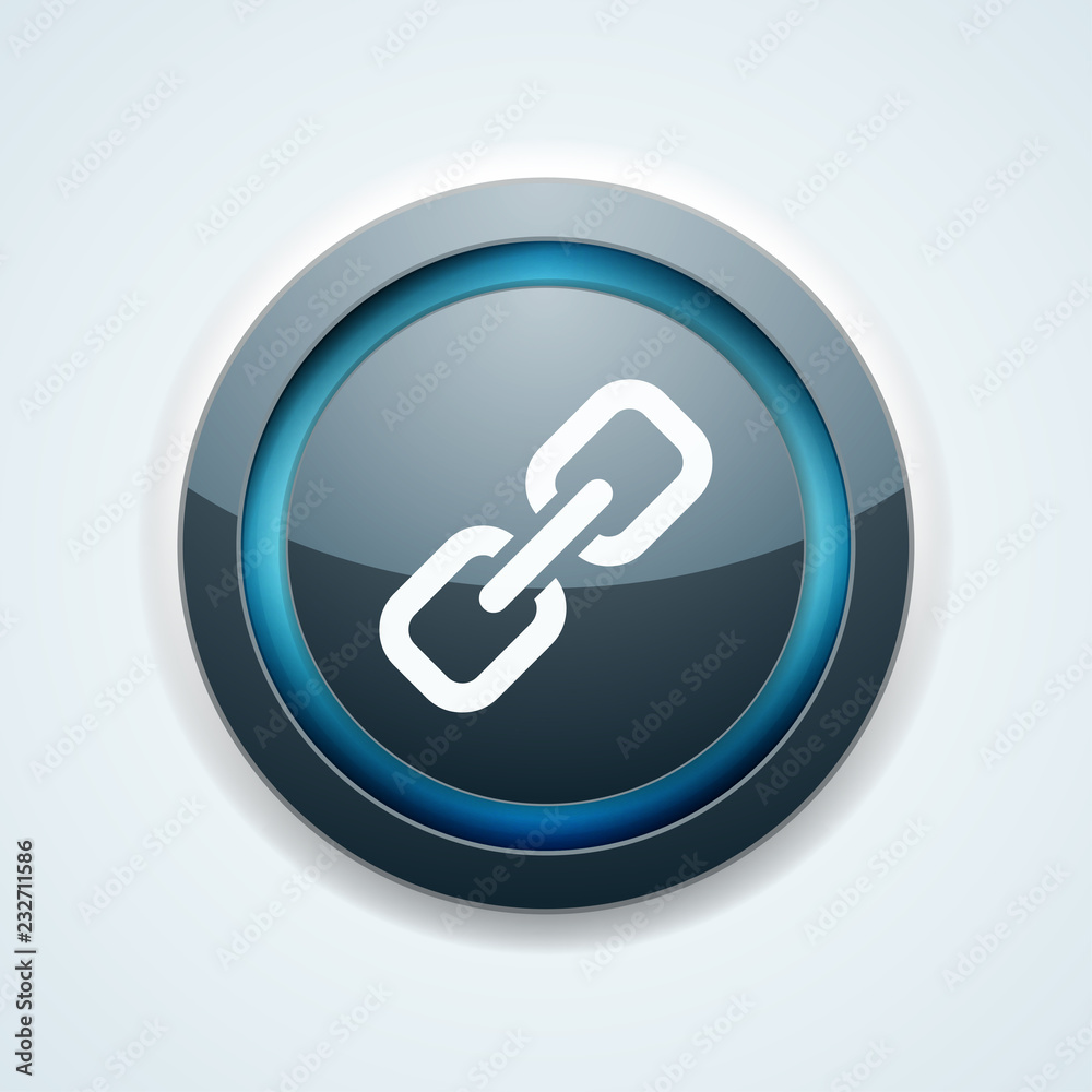 Link Chains button illustration Link Chains button illustration