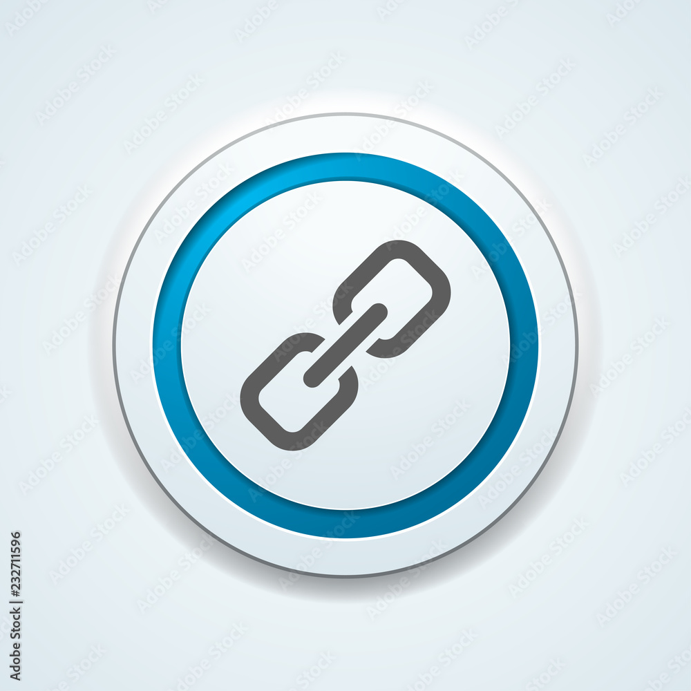 Link Chains button illustration Link Chains button illustration