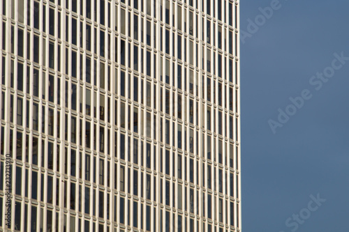 Parallel lines of windows. Abstract building background