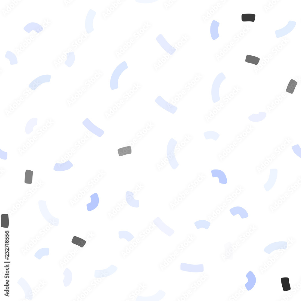 Light BLUE vector seamless pattern with bent ribbons. Light BLUE vector seamless pattern with bent ribbons.