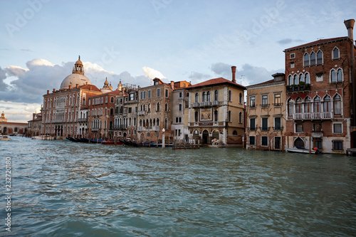venice view canale grande view panorama historic facade