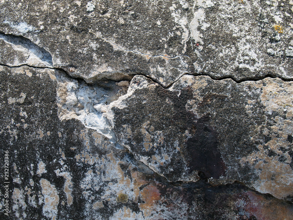 close up detail of old dirty cracked dark textured concrete close up detail of old dirty cracked dark textured concrete