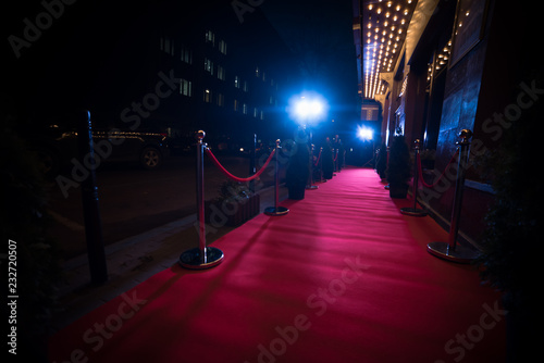 Fotografie red carpet is traditionally used to mark the route taken by heads of state on ce