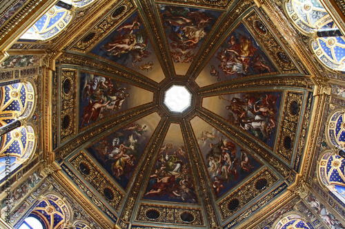 tempio civico di Santa Cateria a Lodi; affreschi della cupola