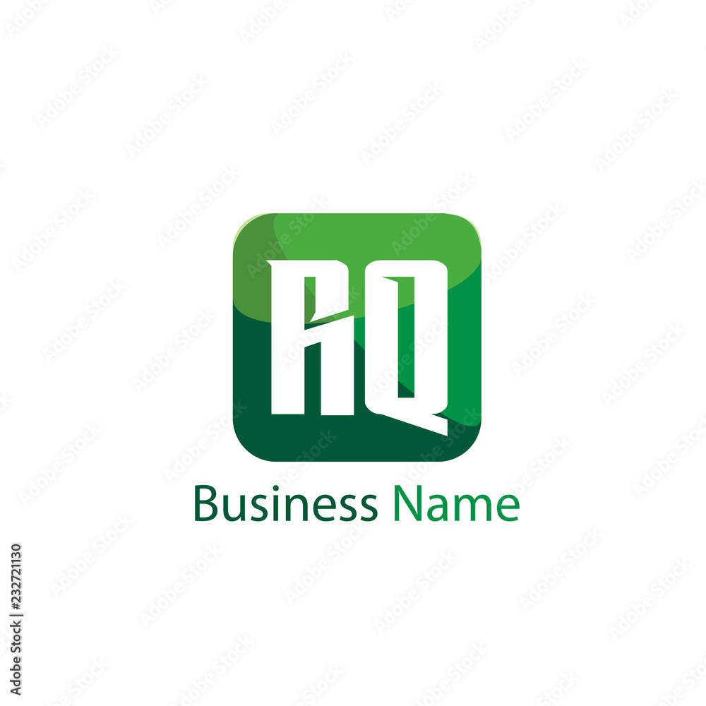 Initial Letter RQ Logo Template Design Initial Letter RQ Logo Template Design