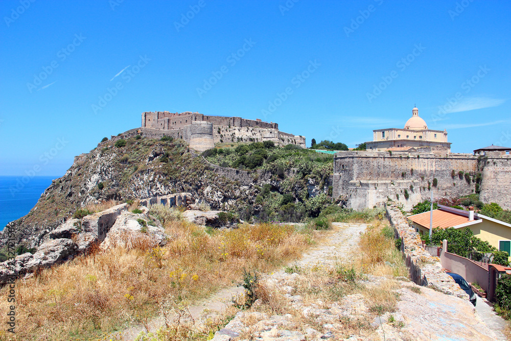 Fototapeta premium Milazzo Castle, Sicily, Italy