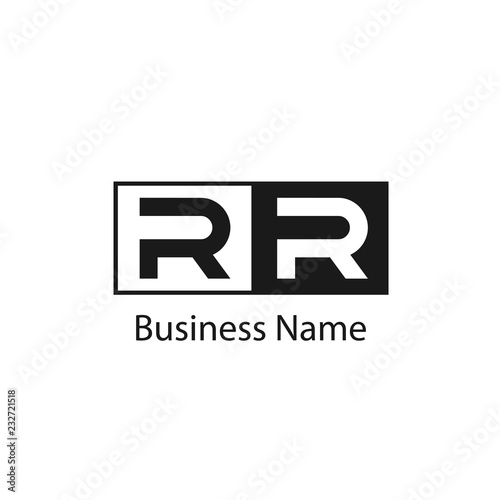 Initial Letter RR Logo Template Design