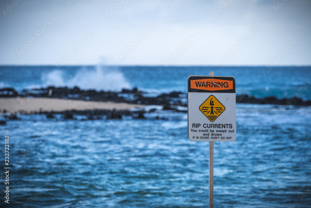 Rip currents sign