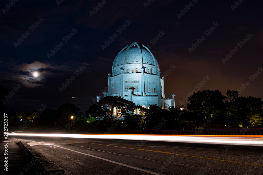observatory at night