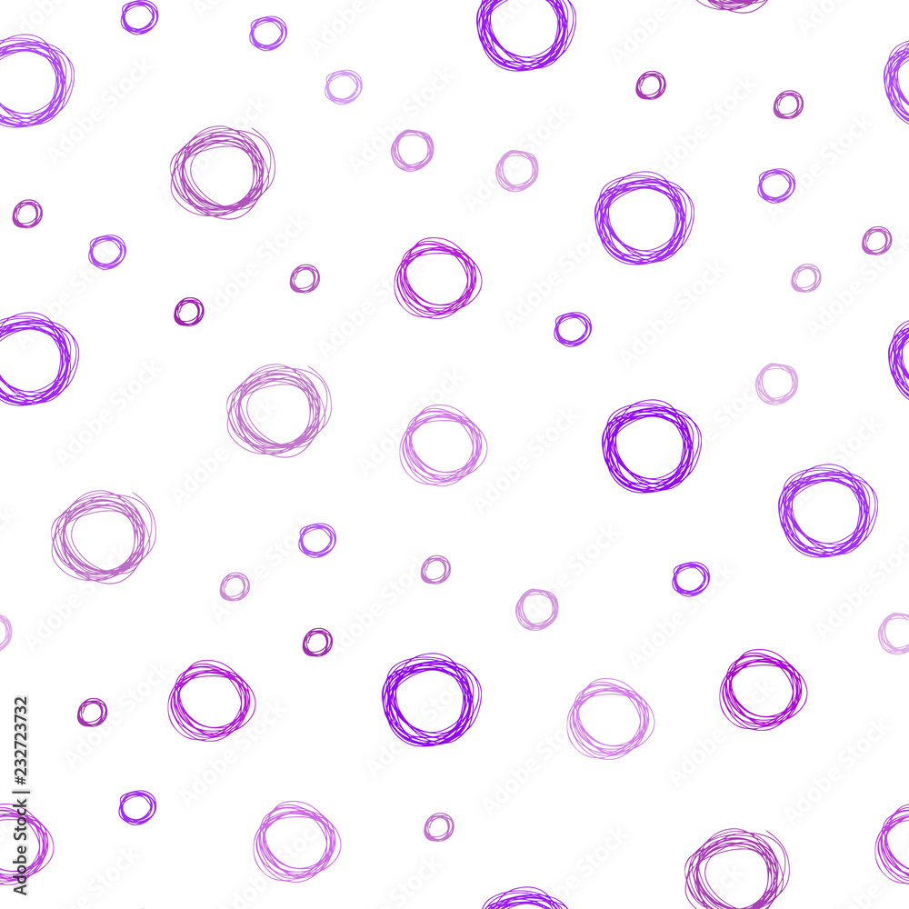 Light Purple, Pink vector seamless cover with spots.