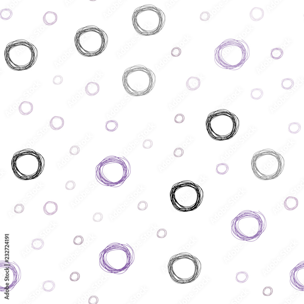 Light Pink, Green vector seamless backdrop with dots.