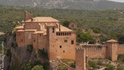 Collegiate church  in medieval Alquézar, Huesca Aragon, Spain  photo