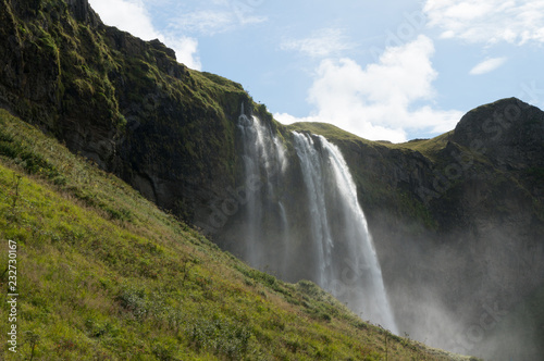 Island Wasserfall Landschaft