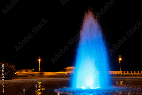 Fountain in Constitution square , in Mar del Plata , Argentina