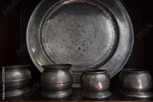 Quadro su tela Antique pewter 2