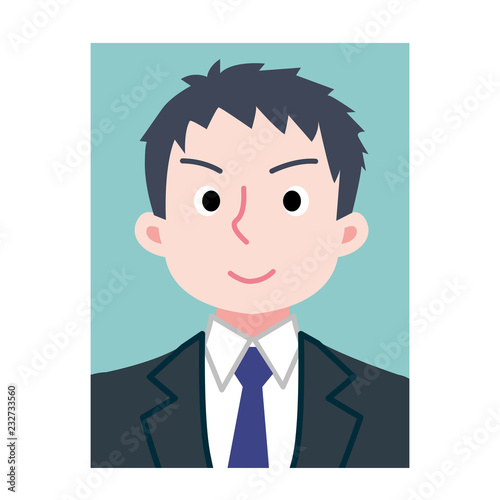 証明写真　男性