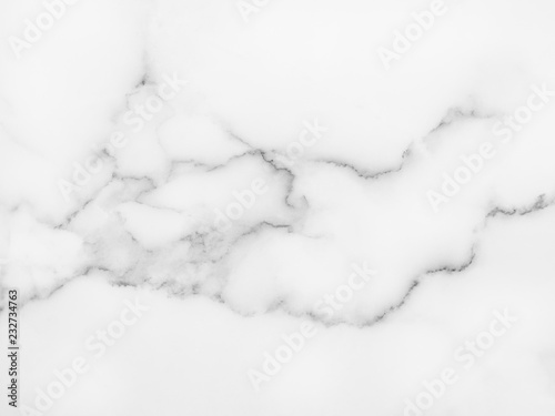 White marble texture with natural pattern for background.