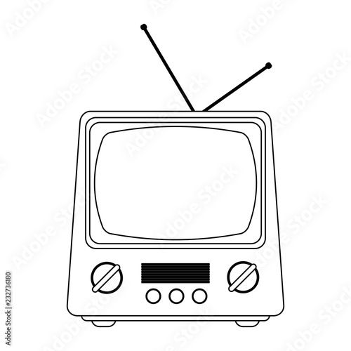 old vintage television