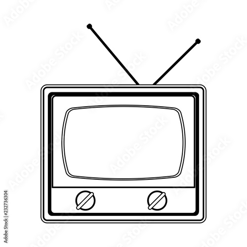 old vintage television