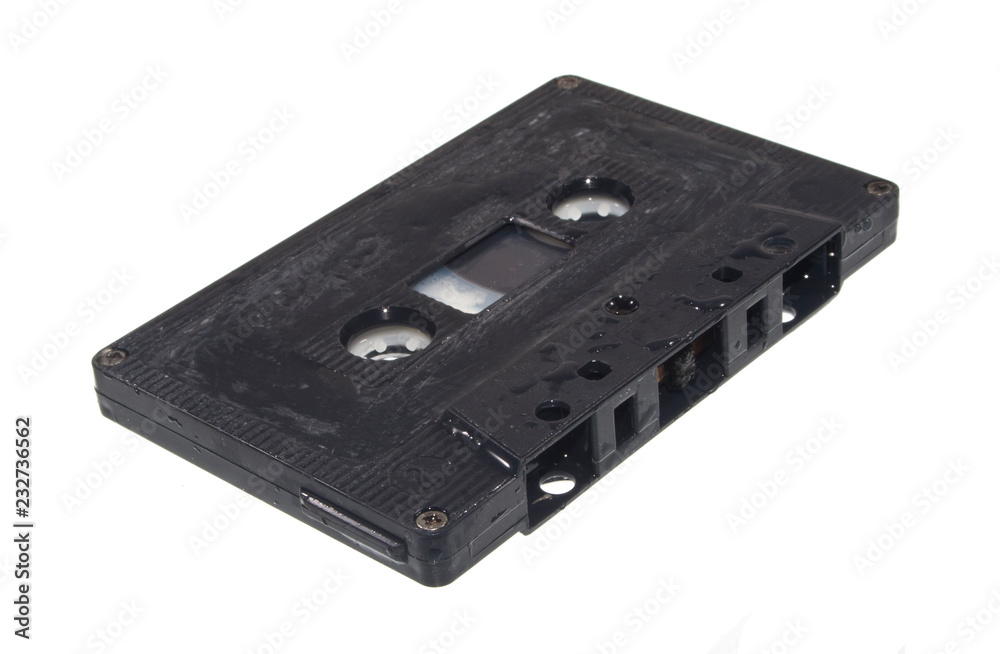 cassette tape isolated on white background cassette tape isolated on white background