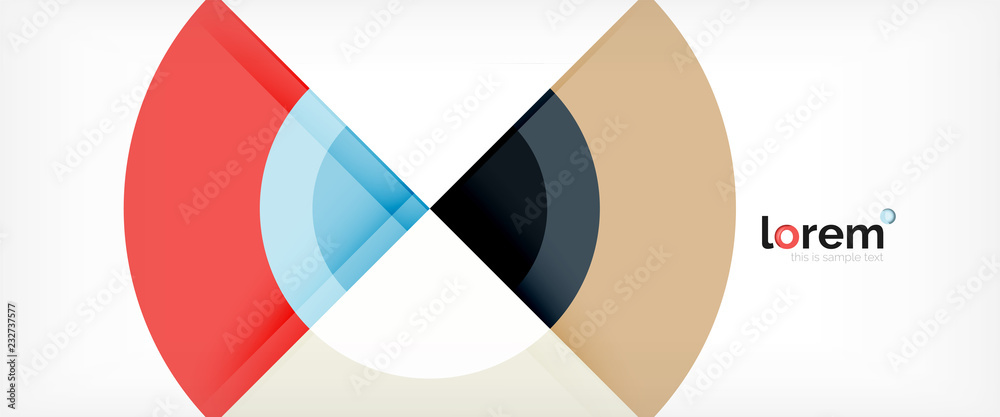 Circle abstract background, geometric modern design template Circle abstract background, geometric modern design template