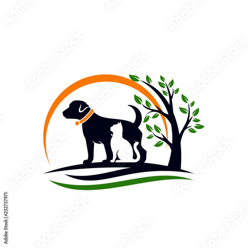 Modern Animal Pet Logo Template