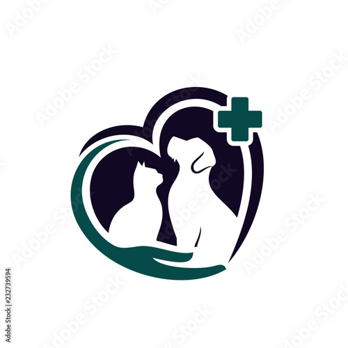 Modern Animal Pet Logo Template